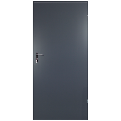 Drzwi techniczne T43 99 x 203,4 cm antracyt uniwersalne D.90