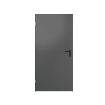 Drzwi techniczne uniwersalne 80 cm T43 antracytowy