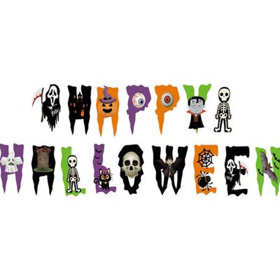 Girlanda happy Halloween papierowa