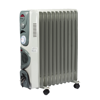 Grzejnik olejowy szary 7 żeberek 1500 W