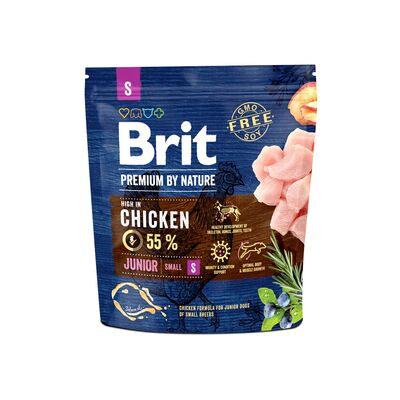 Karma sucha dla psa PREMIUM BY NATURE Junior S 1 kg Brit