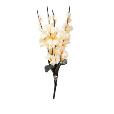Bukiet 5 gladioli sztucznych 60 cm