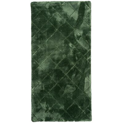 Dywan Cubic w kwadraty 160 x 230 cm zielony
