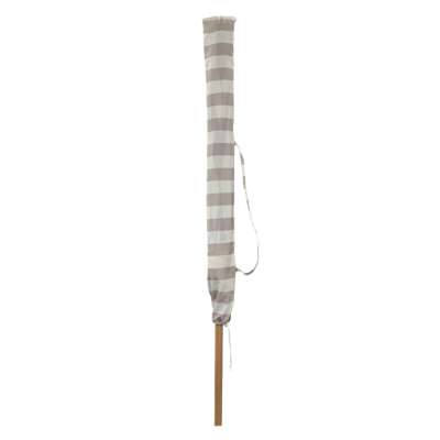 Parasol ogrodowy uchylny z frędzlami 200 cm beżowy