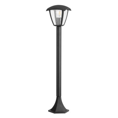 Lampa zewnętrzna IGMA stojąca wysoka E27 IP44 czarna