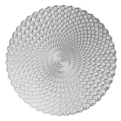 Podkładka NATTE średnica 38 cm srebrny