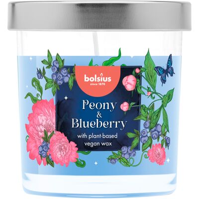 Świeca zapachowa w szkle Peony Blueberry