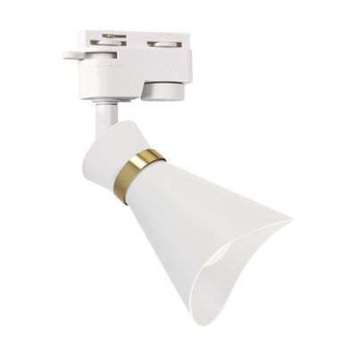 Oprawa do zamontowania na szynoprzewodzie LORETA TRA E14 white/golden strühm