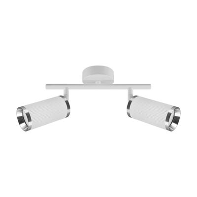 Oprawa ścienno-sufitowa FRIDA SPT GU10 2I white/chrome strühm