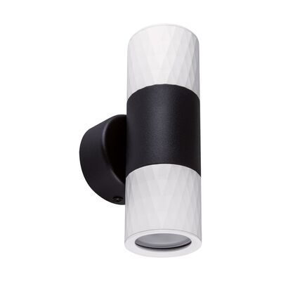 Oprawa dekoracyjna PIANO WLL 2xGU10 black/ white
