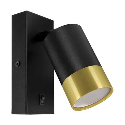 Oprawa dekoracyjna PUZON WLL GU10 black/golden strühm