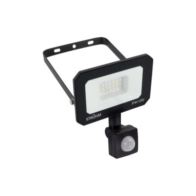 Naświetlacz z czujnikiem ruchu ASTON LED S 10 W black neutralna biel nW strühm