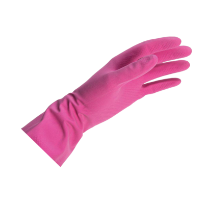 Rękawice lateksowe 2 sztuki rosa M