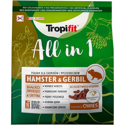 Pokarm dla chomików i myszoskoczków TROPIFIT ALL IN 1 500 g