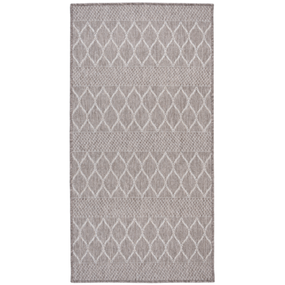 Dywan Express New Outdoor 60 x 100 cm plecionka szary