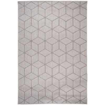 Dywan Express New Outdoor 120 x 160 cm heksagon szary