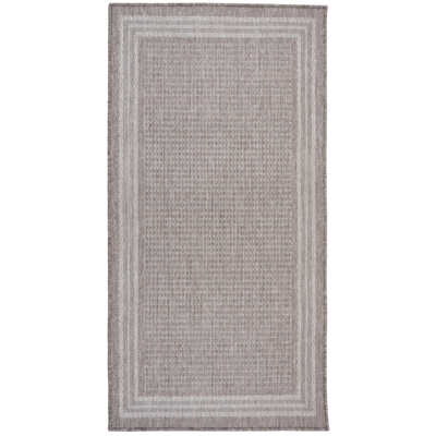 Dywan Express New Outdoor 60 x 100 cm ramka szary