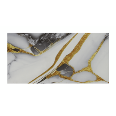 Płytka samoprzylepna marmur biało-złoty PS-0012 60 x 30 cm 4 szt.