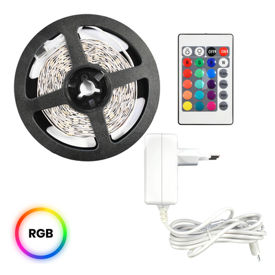 Zestaw Led RGB 3 m IP54 Sterownik + Pilot