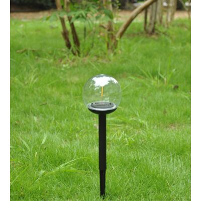 Lampa solarna wbijana 10 x 34,5 cm czarna