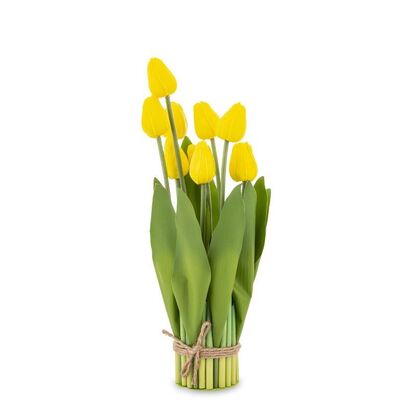 Bukiet tulipanów 38 cm żółty