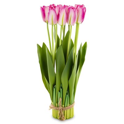 Bukiet tulipanów 38 cm różowy