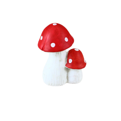 Figura ogrodowa muchomory 12 x 7,5 x 18 cm