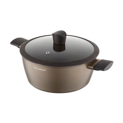 Garnek aluminiowy Cava z pokrywką 24 cm 3,6 l
