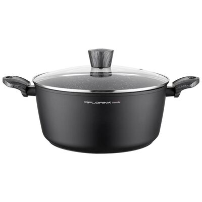 Garnek aluminiowy Bono z pokrywką 28 cm 6,1 l