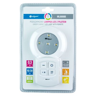 Lampka podszafkowa LED z pilotem 10 / 30 lm