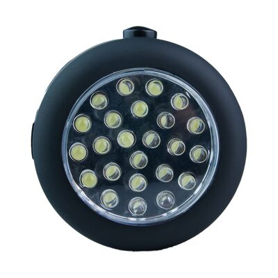 Lampka warsztatowa 24 x LED 30 lm czarna