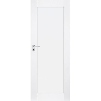 Drzwi wewnętrzne pełne elegance biały slim12 70P prawe