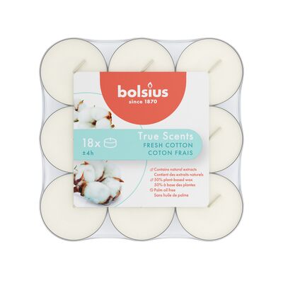 Podgrzewacz zapachowy True Scents Fresh Cotton 4 h 18 sztuk