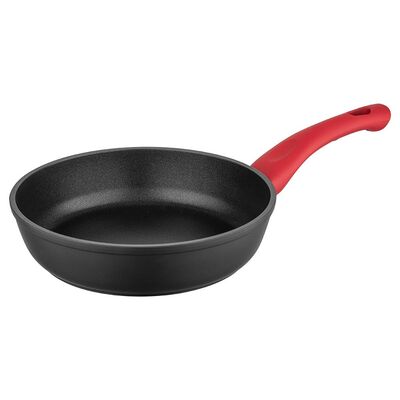 Patelnia aluminiowa Mars 20 cm czarno-czerwony