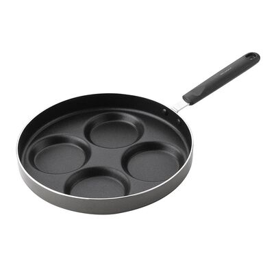 Patelnia aluminiowa Jagoda do jaj 26 cm czarny