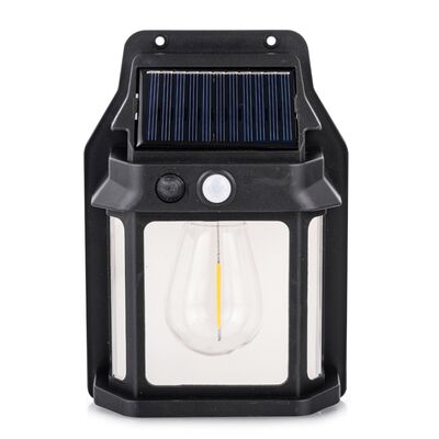 Kinkiet solarny talin pir black 50 lm