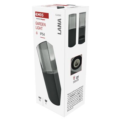 Lampa naścienna garden lana 28,5 cm na żarówkę E27 max 25 W IP54