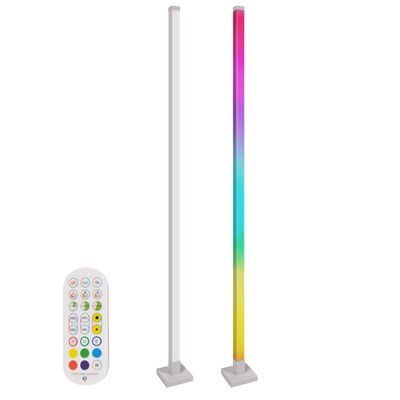 Lampa podłogowa LED Magical Lamp RGB z pilotem + czujnik głosu biały GOLDLUX