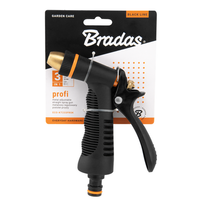 Pistolet prosty regulowany metalowy PROFI 3w1 Bradas