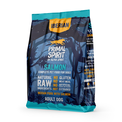 Karma sucha dla psa wieprzowina z łososiem 1 kg Primal Spirit
