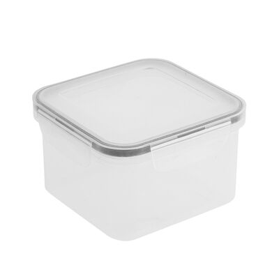 Pojemnik kwadratowy z pokrywą 0,75 L 12,5 x 12,5 x 8 cm transparentny