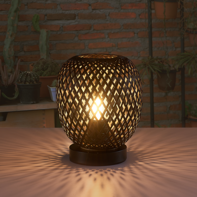 Lampa stołowa ZANZIBAR 1xE27 czarny