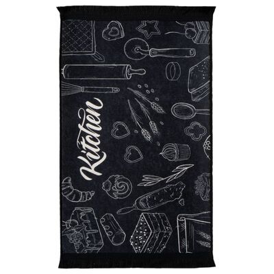 Dywan drukowany Dine petra 50 x 80 cm czarny