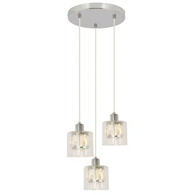 Lampa wisząca ELMO 3 płomienna chrom 3xE14 40 W