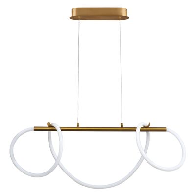 Lampa wisząca LED EMMA złota 4000K GOLDLUX