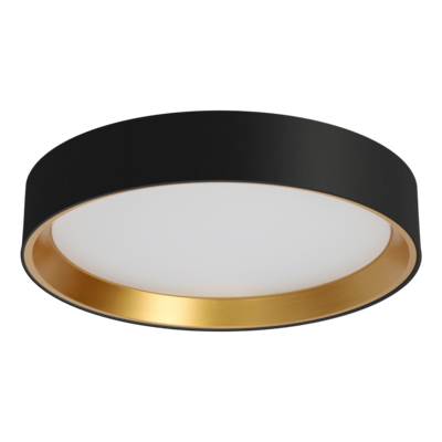 Plafon LED ORO Bento 18W NW czarno-złoty