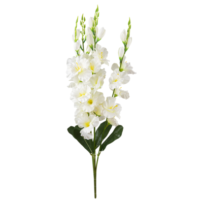 Mieczyk bukiet 5 główek 67 cm biały
