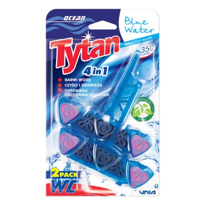 Zawieszka do WC 4w1 Blue Water ocean 2x40g Tytan