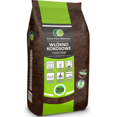 Włókno kokosowe 10 mm 20 l Coco Peat Balance