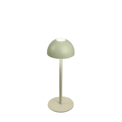 Lampa stołowa LED grzybek 9 x 25 cm 5 V zielona MN003